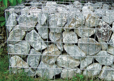 Βαρύ γαλβανισμένο ενωμένο στενά πλέγμα Gabions, πέτρινο κλουβί χάλυβα διάμετρος καλωδίων 3,0 - 6,0 χιλ.
