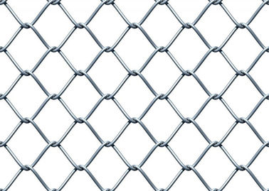 Καυτή βυθισμένη γαλβανισμένη τετράγωνο πλέγματος φρακτών συνδέσεων αλυσίδων ή μορφή διαμαντιών