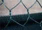 Το διπλάσιο έστριψε το εξαγωνικό πέτρινο κλουβί Gabion πλέγματος χαλύβδινων συρμάτων ντυμένο PVC