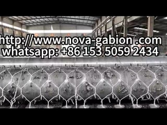 Εξαγωνικό υφασμένο πλέγμα για τον έλεγχο ποταμών