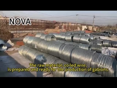 Κουτάκια Γκαμπιόν Κουτάκια πέτρα Ζεστά βουτηγμένα Γκαβανισμένα Ζινκ μεταλλικά σύρμα για την προστασία ποταμού