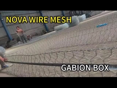 Επαγγελματίας προμηθευτής Gabion Mesh. Σχεδιασμένο για την πρόληψη της διάβρωσης του εδάφους και την προώθηση της διατήρησης του νερού
