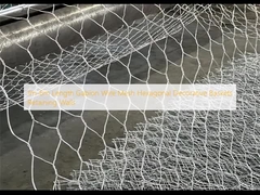 1m-6m μήκος Gabion Wire Mesh Έξαγωνες διακοσμητικά καλάθια
