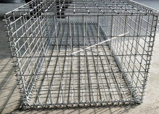 Υψηλό κιβώτιο Gabion καθήκοντος αντιδιαβρωτικό γαλβανισμένο για τη διακόσμηση κήπων