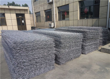 Γαλβανισμένα καλάθια Gabion καυτής εμβύθισης, υψηλής αντοχής ανάχωμα προστασίας πλημμυρών