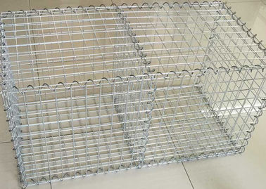 Καλάθια Galfan Gabion ελέγχου πλημμυρών/ασημένιος φράκτης καλαθιών Gabion κήπων