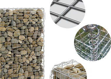 Σταθερά γαλβανισμένα καλάθια Gabion διάμετρος καλωδίων 2,0 - 4,0 χιλ. για τους τοίχους χαρακτηριστικών γνωρισμάτων