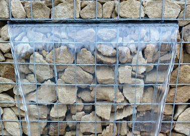 Εξαγωνικά ή τετραγωνικά καλάθια Galfan Gabion/πέτρινα κλουβιά Gabion για διακοσμητικό