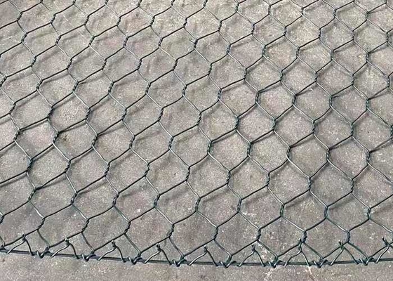 Γαλβανισμένο ασήμι πλέγμα καλωδίων Gabion για το σύστημα 80mmx100mm διατηρώντας τοίχων