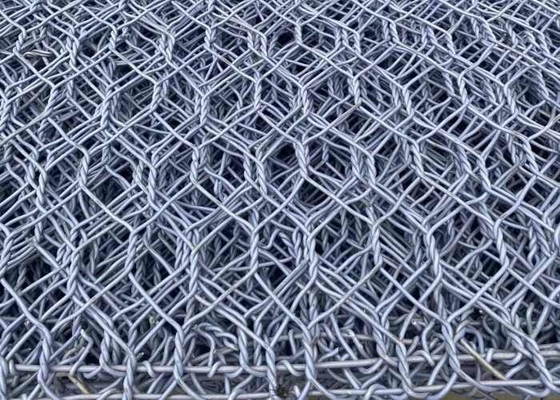 Το υψηλό εκτατό γαλβανισμένο PVC πλέγματος Gabion έντυσε 60x80mm για την προστασία Riveway
