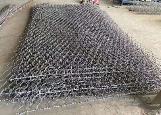 Επικάλυψη PVC  Gabion Mattress Weaved Mesh Gabion ISO9001 Εγκριθείσα Προστασία Πηδημάτων Gabion Mattress