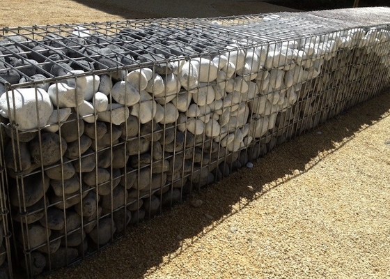 Ανθεκτικά συγκολλημένα καλάθια Gabion 2,0 mm μεγάλης διάρκειας ζωής στην περιοχή διακόσμησης