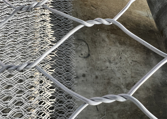 1m-6m μήκος Gabion Wire Mesh Έξαγωνες διακοσμητικά καλάθια