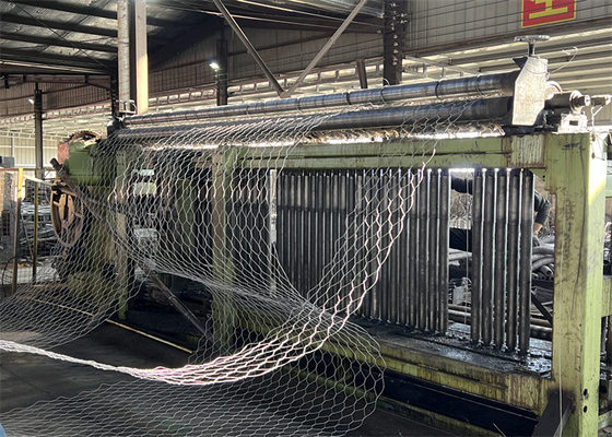1m-2m πλάτος Ζυγισμένο Gabion Box 80x100mm μέγεθος πλέγματος