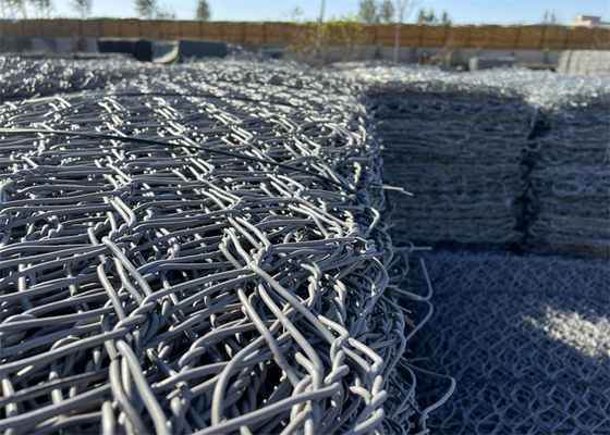 1x1x1m Gabion Wire Mesh Δυνατότητα επικάλυψης PVC 0,2-1 mm