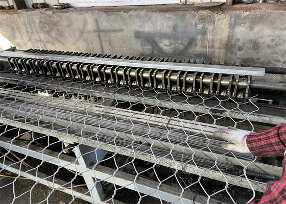 1m-6m μήκος Gabion Wire Mesh Έξαγωνες διακοσμητικά καλάθια