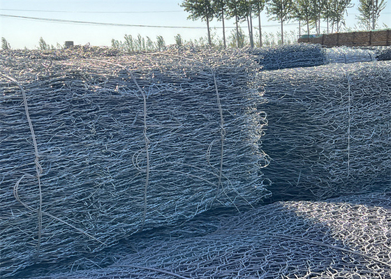 50mm X 50mm Gabion Wire Mesh Έλεγχος και Οδηγός του νερού ή της πλημμύρας