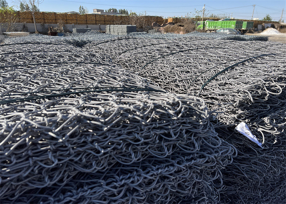Γαλβανισμένο καλάθι gabion 2x1x1m Διπλό συρματόπλεγμα από χάλυβα 2.7mm