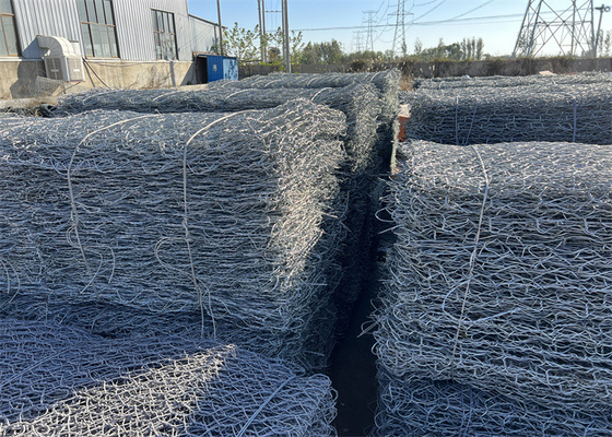 1x1x1m Gabion Wire Mesh Δυνατότητα επικάλυψης PVC 0,2-1 mm