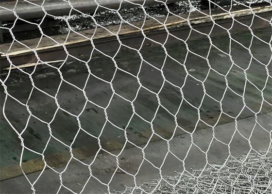 Επικάλυψη PVC Γαλβανισμένο Χάλυβα Έκταγωνικό Σύρμα Δικτύου Γκαμπιόν κουτιά με προσαρμόσιμα μεγέθη κλουβιών