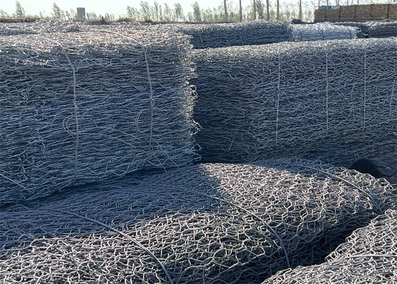 Χάλυβα Προσαρμόσιμα καλάθια Gabion 1mx1mx1m Box Προστασία για ποτάμια πορεία