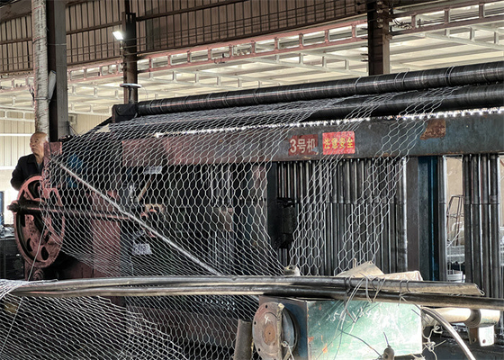 Έλεγχος πλημμύρας 3.2mm Gabion Mesh Κλουβί Για Stone Sack κιβώτια gabion ποταμού γεμίζει σακούλες gabion