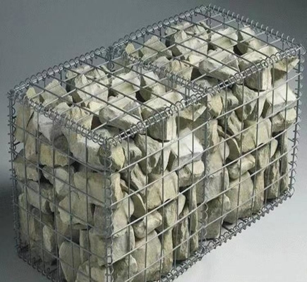 Οικονομικά έξιγωνο συγκολλημένο πλέγμα Gabion καλάθια για τοίχους υποστήριξης συγκολλημένο πλέγμα κλουβί