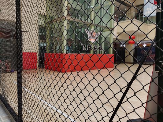 Τεντώσιμο ισχυρό αλυσίδιο σύνδεσης φράχτη Διάφραγμα Ζυθοποιημένο PVC επικαλυμμένο