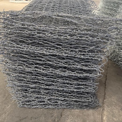 Γαλβανιζέ γκαμπιόν καλάθια από χάλυβα 1m x 1m x 1m για προστασία ακτών