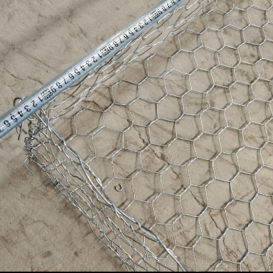 Εξάγωνο συρμάτινο πλέγμα Gabion με επίστρωση PVC για έλεγχο διάβρωσης 10x12cm