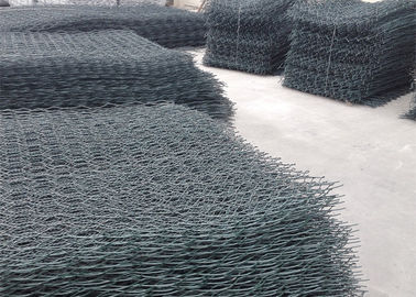 Εξαγωνικό ντυμένο PVC Gabion διάμετρος ISO9001 καλωδίων 2,0 - 5,0 χιλ. εγκεκριμένη