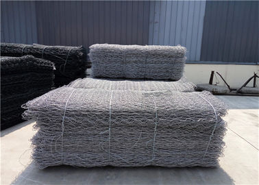 2x1x0.5m Ζυγισμένο χάλυβα Έξαγωνικό σύρμα Gabion Mesh 100x120mm 230g/m2
