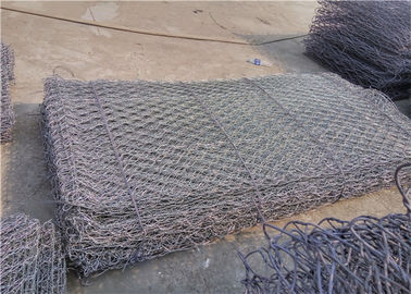 Προσαρμογή Ζυγισμένα κλουβιά Gabion με επιφάνεια επικαλυμμένη με PVC