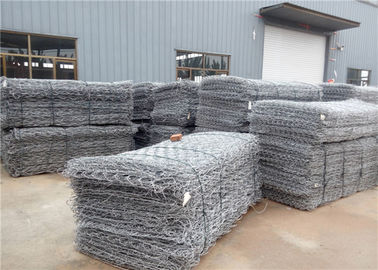 1m-6m μήκος Gabion Wire Mesh Έξαγωνες διακοσμητικά καλάθια