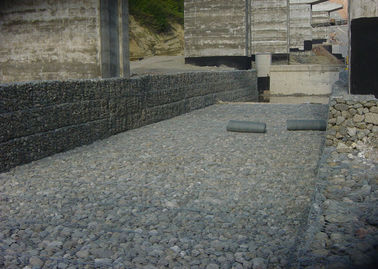 Ενωμένο στενά Gabion ZN ντυμένο Galfan καλώδιο κιβωτίων Al 10% για την προστασία πλημμυρών