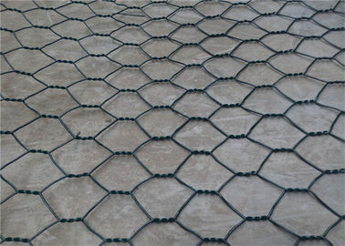 Το PVC ασφάλειας έντυσε το εξαγωνικό πλέγμα καλωδίων, γαλβανισμένη μακράς διαρκείας έκταση κιβωτίων Gabion