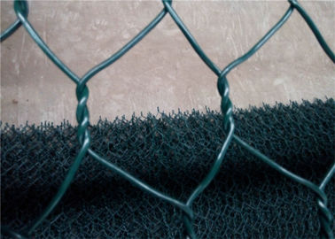Ντυμένο κιβώτιο Gabion Constructure PVC/ντυμένα πλαστικό καλάθια πλέγματος καλωδίων