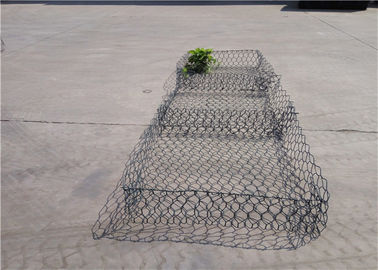 Διπλό διαφραγμάτων ντυμένο PVC Gabion στρώμα Gabion καλαθιών ντυμένο PE