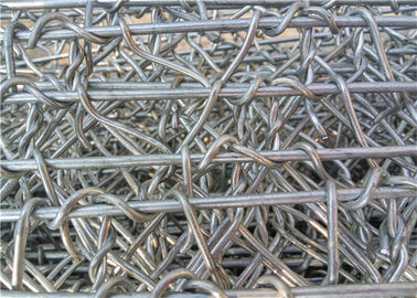 Ενισχυμένο πλέγμα καλωδίων Gabion/γαλβανισμένο καλάθι 60 τοίχων * μέγεθος τρυπών 80 χιλ.