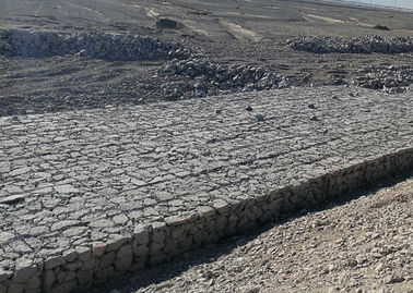 Επικάλυψη PVC  Gabion Mattress Weaved Mesh Gabion ISO9001 Εγκριθείσα Προστασία Πηδημάτων Gabion Mattress