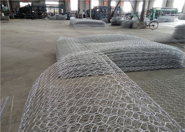 Πρακτικά καλάθια Gabion μετάλλων, ντυμένοι ψευδάργυρος διατηρώντας τοίχοι κιβωτίων καλωδίων