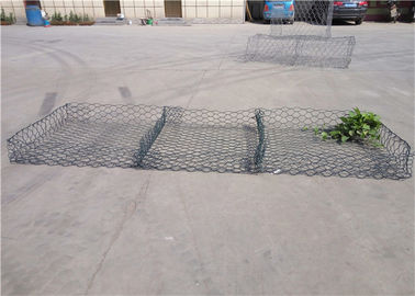 Εξαγωνικό πλέγμα καλωδίων Gabion, στρώμα 60 * 80 χιλ. Gabion για την προστασία διάβρωσης