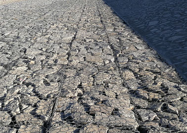 Ορθογώνια μορφή 2 στρωμάτων  Gabion ελέγχου διάβρωσης * 1 * 1 μέτρο