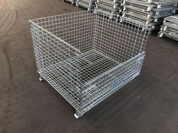 50mmx50mm Μέγεθος πλέγματος συγκολλημένα πλέγμα Gabions εξατομικευμένο Gabion καλάθι συγκολλημένο Gabion