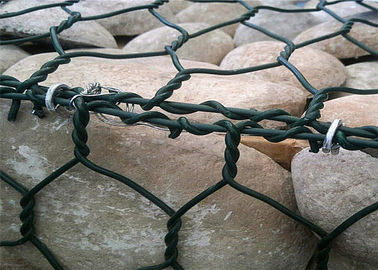 8 * 10 ντυμένο PVC υλικό ενισχύουν το καλάθι Gabion για την όχθη ποταμού