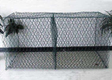 8 * 10 ντυμένο PVC υλικό ενισχύουν το καλάθι Gabion για την όχθη ποταμού