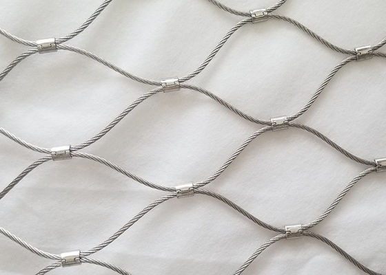 Ρομβοειδής τρύπα Πρόληψη πέτρας πτώση Δίκτυο με σιδηροδρομική σύνδεση για τον ζωολογικό κήπο