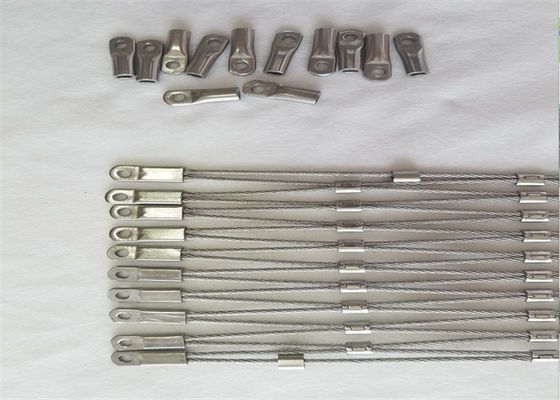 Ρομβοειδής τρύπα Πρόληψη πέτρας πτώση Δίκτυο με σιδηροδρομική σύνδεση για τον ζωολογικό κήπο