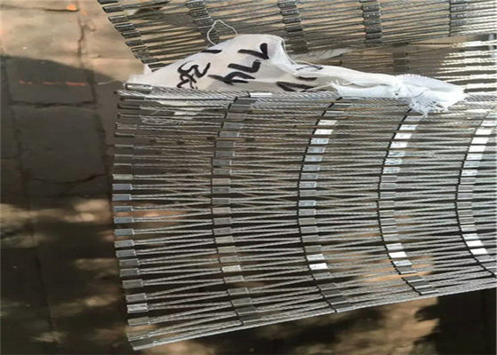 1.2mm Wire OD Stainless Steel Ferrule Wire Rope Mesh