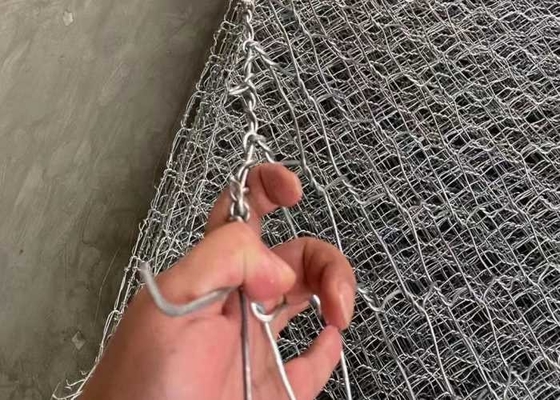 PVC 2.8mm που ντύνεται/που γαλβανίζεται αντίσταση σκουριάς καλαθιών Gabion
